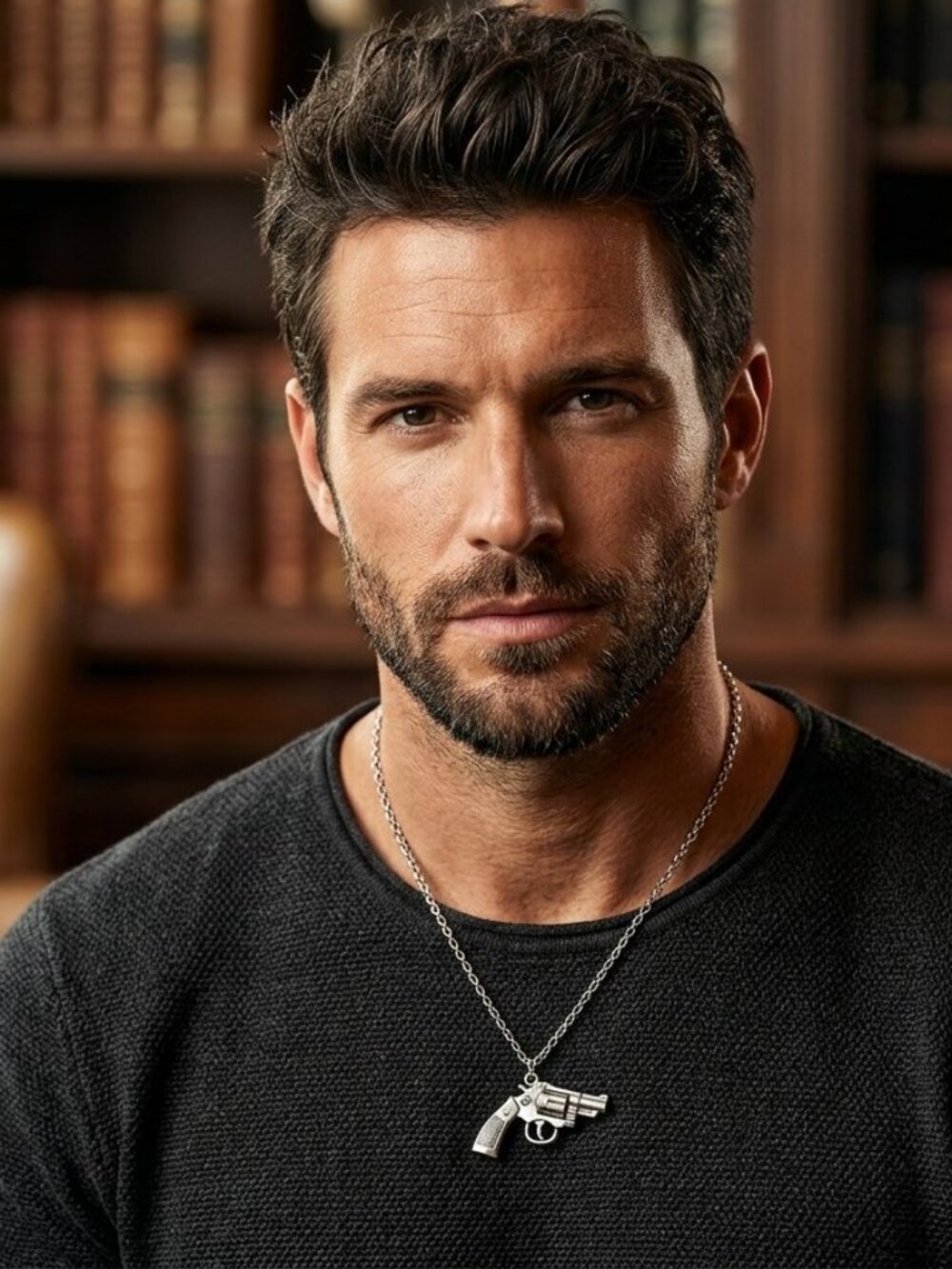 Gun Theme Necklace For Him
